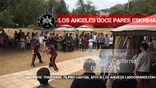 Los Angeles Doce Pares Eskrima demo [upl. by Dunc]