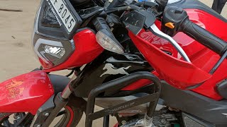 MODIFICATION of bike day 1 in 2024  RED RIDER INFORMATION  devanandshubhamvlog [upl. by Essirahc]