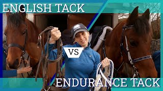 Endurance Horse Tack Vs English Leather Tack  Vlog 61  Beth Endurance [upl. by Belak]