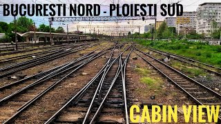 Train CABVIEW 🇷🇴 BucharestBucurești Nord  Ploiești Sud Romania on M300 locomotive drivers view [upl. by Htiaf]