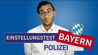 Einstellungstest Polizei Bayern 2024  Das musst du wissen einstellungstest polizei [upl. by Pergrim]