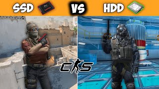 HDD vs SSD CS 2 Loading Time Comparison Launch time and map [upl. by Nnyltiak660]