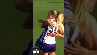 Hows that for Kikoaks first goal in the AFLW 😵 aflw freo [upl. by Aremahs308]