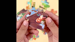 Wishtime Jigsaw Puzzles For Kids colorful puzzle toys Educative Gifts jigsaw childrentoys [upl. by Haldes]