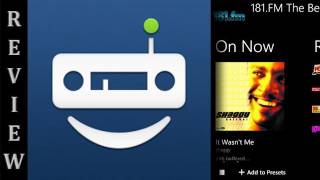 WP7 App Review TuneIn Radio WMPowerUsercom [upl. by Nortyad]