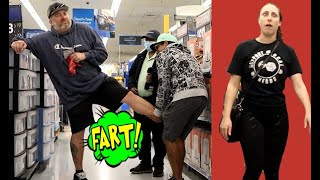 Funny Wet FART Prank at Walmart with THE SHARTER PRO [upl. by Nybbor]