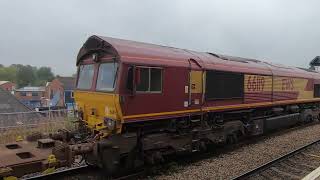 66119 Knottingley to Arpley sidings at Wakefield kirkgate 2924 [upl. by Innej]