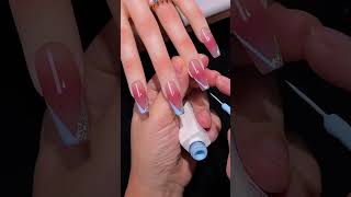 Nail Art Designs at Home with Polish Acrylic Glitter amp Stones shorts trending viral NailArt [upl. by Norat]