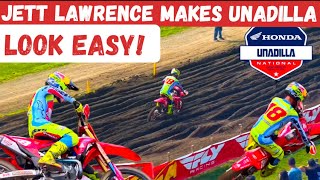 Jett Lawrence Makes Unadilla Look EASY ZERO ACCESS [upl. by Ainaj]