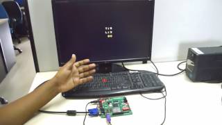 FPGA Implementation of Keyboard Learner using Spartan3 FPGA Image processing kit [upl. by Serolod]