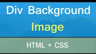 Set background image in div box using html and css  css div box container [upl. by Narib614]