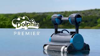 Dolphin Premier Automatic Robotic Pool Cleaner from Maytronics  Worlds Most Advanced Pool Robot [upl. by Anaela]