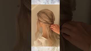 Bridal updo Bridal hairstyles wedding [upl. by Joella]