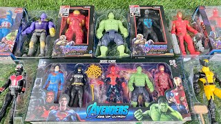 AVENGERS TOYS UNBOXINGASMRAction FiguresMarvels SpiderMan Ironman Hulk Thor Venom Deadpool [upl. by Perce]