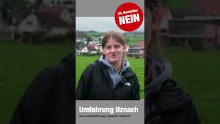 Wieso bin ich gegen die Umfahrung Uznach Statement 3 [upl. by Ahc]