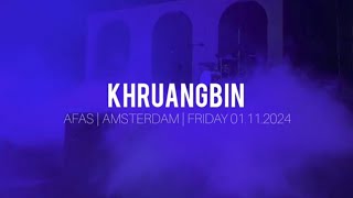 Khruangbin Live at AFAS Amsterdam  Friday 01112024 [upl. by Nyltak22]