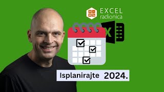 Kalendar za 2024 napravljen u Excelu preuzmite besplatno [upl. by Aronek]