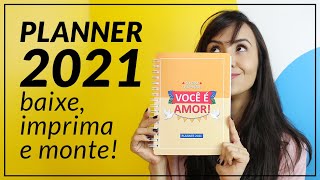 PLANNER 2021 PARA IMPRIMIR [upl. by Robet971]