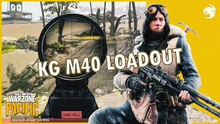 Best KG M40 Warzone Loadout Best Attachments Class Tips And Tricks [upl. by Crooks]