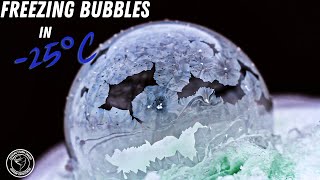 Freezing Bubbles in 25°C [upl. by Aihsenod]