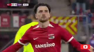 Highlights AZ Alkmaar vs Go Ahead Eagles22 Eredivisie Match 281024 [upl. by Ahaelam565]