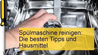 Spülmaschine reinigen Tipps und Hausmittel [upl. by Nerfe]