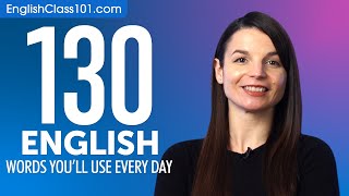 130 English Words Youll Use Every Day  Basic Vocabulary 53 [upl. by Madden]