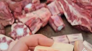 Virgies Vlog is live Amazing cutting Beef oxtailCuttingskillsOxtailMr butcher ttin [upl. by Vaules]