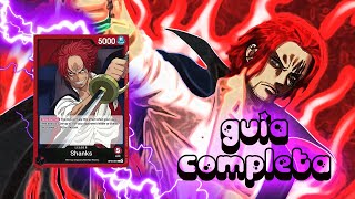 SHANKS DECK PROFILE OP09 🔴 EL MEJOR LIDER DE TODA LA EXPANSION OP09  One Piece Card Game [upl. by Ormand]