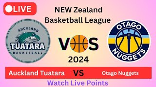 Auckland Tuatara Vs Otago Nuggets Basketball Live match today PointsBasketball2024 [upl. by Aitsirk]