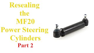 Resealing the Massey Ferguson 20 Power Steering Cylinder Part 2 Assembling the Cylinder [upl. by Head]