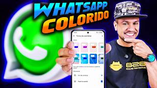 WHATSAPP COLORIDO APRENDA COMO ATIVAR [upl. by Akirahs665]