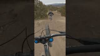 Following my friend hempdogg down a fun jump trail smithoptic bend clinebutte mtb downhill [upl. by Heady]