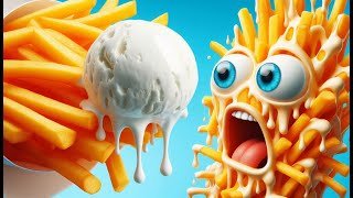 Melting Ice Cream on French Fries – The New Ketchup [upl. by Ahen914]