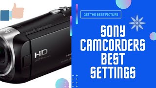 The 4 Most Important Settings for Sony Camcorders for Quality Video [upl. by Ruddie]