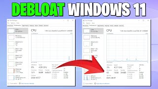 How To Debloat Windows 11 in 2024 ✔️Full Guide [upl. by Hanoj]