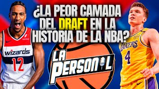 ESTAMOS ANTE el PEOR DRAFT de la NBA en AÑOS Risacher Knecht Alex Sarr [upl. by Anoirtac663]