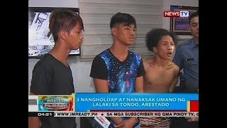 BP 3 nangholdap at nanaksak umano ng lalaki sa Tondo arestado [upl. by Adiasteb212]