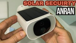 ANRAN Security Cameras Wireless Outdoor 2K WiFi Surveillance Outdoor with Embedded Solar Panel [upl. by Ahtabat429]