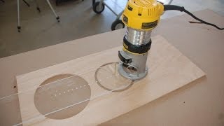 How to Build a Circle Cutting Jig for Your Router [upl. by Marice]