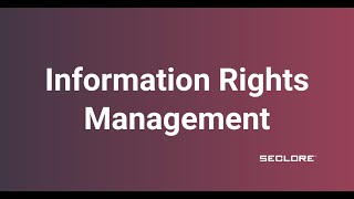 Demonstration of Information Rights Management IRM [upl. by Alyos]