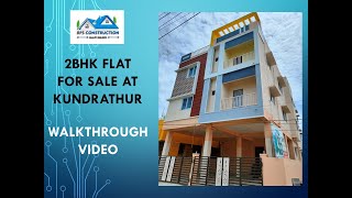 2BHK APARTMENTS FOR SALE IN KUNDRATHURCHENNAI Ready to Occupy [upl. by Cale634]