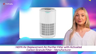 HEPA Air Replacement Air Purifier Filter with Activated Carbon Granule Filter  Manufacturer [upl. by Guthry223]