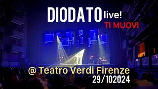 diodato timuovi italy DIODATO Live  Teatro Verdi Firenze Italy OCTOBER 292024 [upl. by Mortimer]