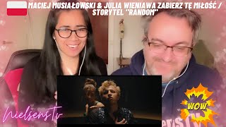 🇩🇰NielsensTv REACTS TO Maciej Musiałowski amp Julia Wieniawa  Zabierz tę miłość  Storytel quotRandomquot [upl. by Charil]