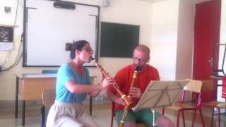 CPE Bach clarinet duet [upl. by Lehpar]