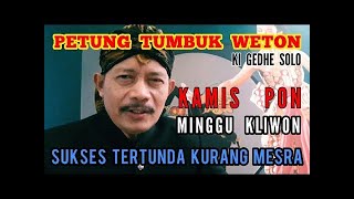 Ki Gedhe Solo  Weton Jawa  Kamis Pon amp Minggu Kliwon  Terasa Hampa Kurang Mesra [upl. by Bethesde12]