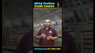 HPAS Prelims Crash Course 2024 Starting on 15th April 2024  Join CivilsTap Himachal For HPAS Exam [upl. by Caddric755]