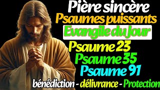 🙏Prière pour la protection divine  PSAUME 23 35 91  Abondance Protection et Miracle Divine [upl. by Dosia]