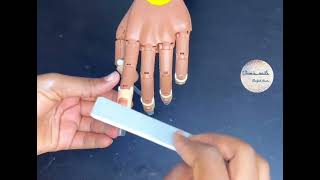 NAIL PREPPING  BEGINNER FRIENDLY  PRACTICE HAND PREPPING TUTORIAL [upl. by Nerag616]